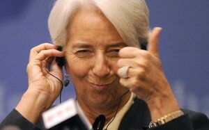 Voilà! That’s the way to do it. Boys, keep printing that money, says Madame Lagarde.